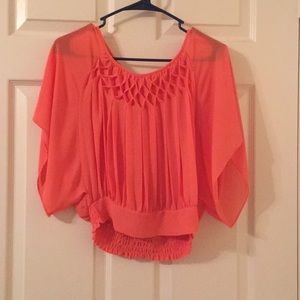Peach colored top